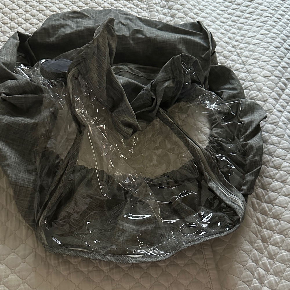 Chic Gray and Clear Kids Car seat cover